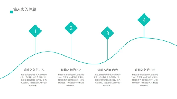 绿色简约风医护总结汇报PPT模板