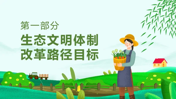 推进生态文明建设美丽中国PPT课件模板