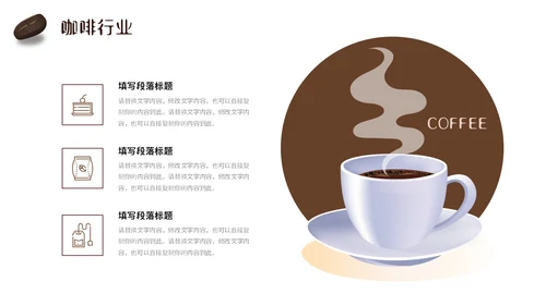 3D立体咖啡行业营销活动策划PPT