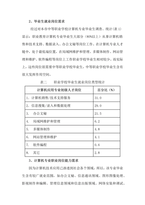 计算机及应用专业人才需求调研分析报告.docx