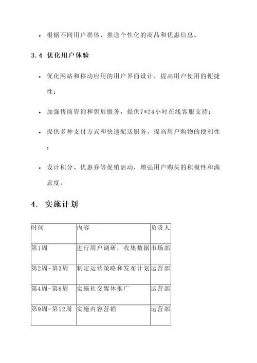 农产品新媒体电商运营方案