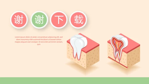 认识牙齿预防蛀牙动态PPT