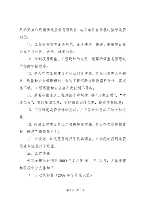 交通局工程建设治理工作方案.docx