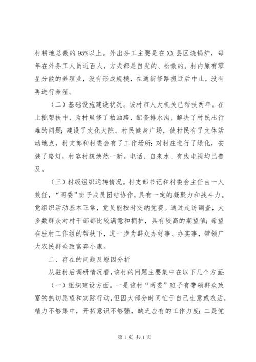 帮扶工作组驻村调研报告 (3).docx