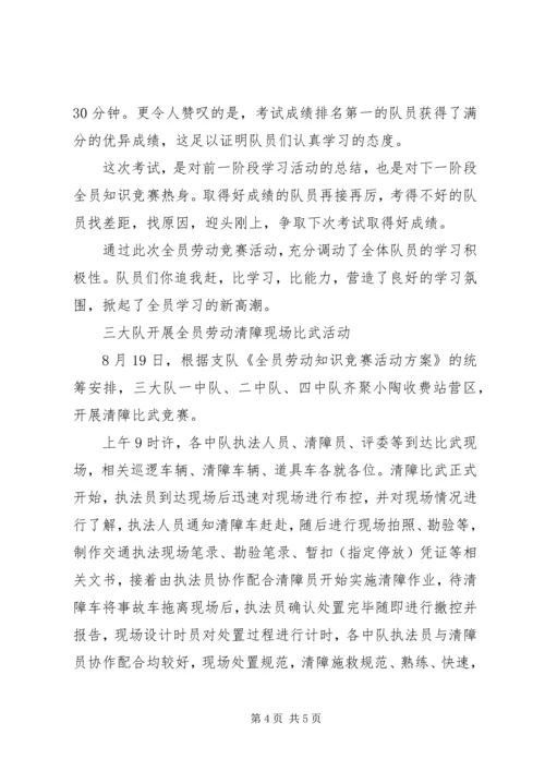 交通路政执法工作总结精编.docx