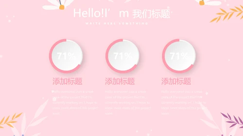 儿童女孩青春期教育指导动态PPT模板