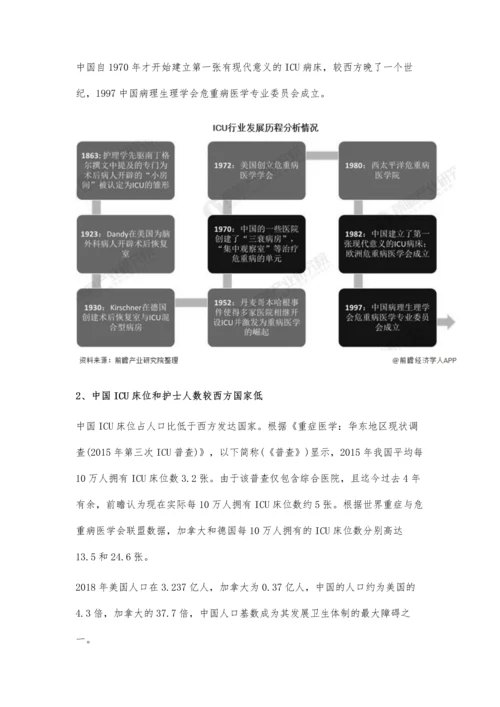 中国ICU床位行业市场现状及发展前景分析-新基建将带来发展新机遇.docx