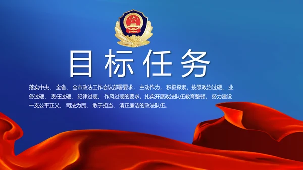 全国开展政法队伍教育整顿党课PPT