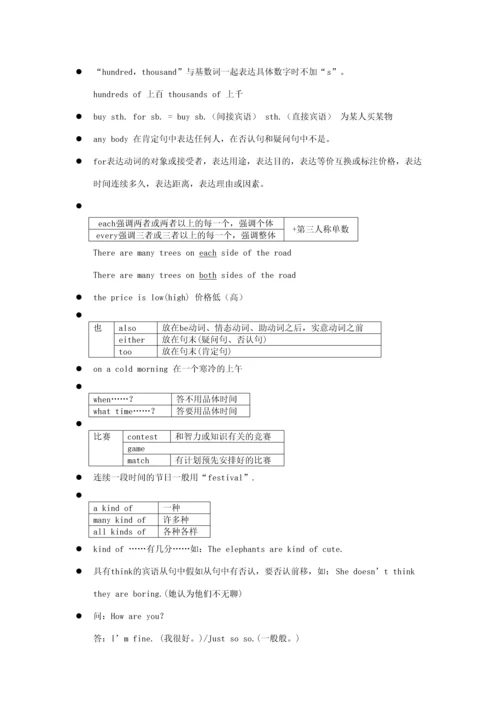 2023年初中英语笔记精华版.docx