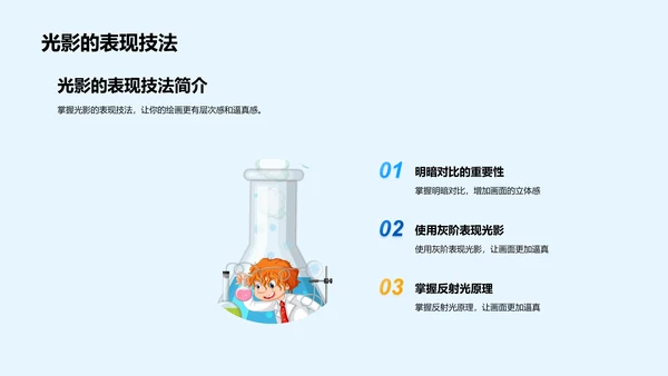 美术理论与实践教学PPT模板