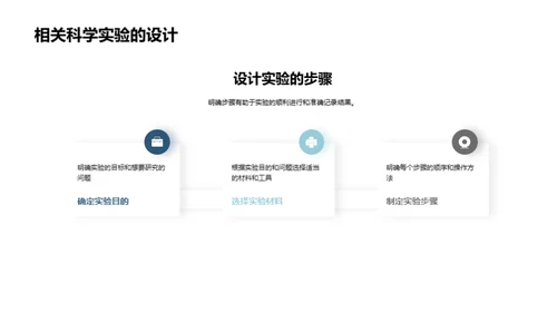 科学实验：从设计到展示