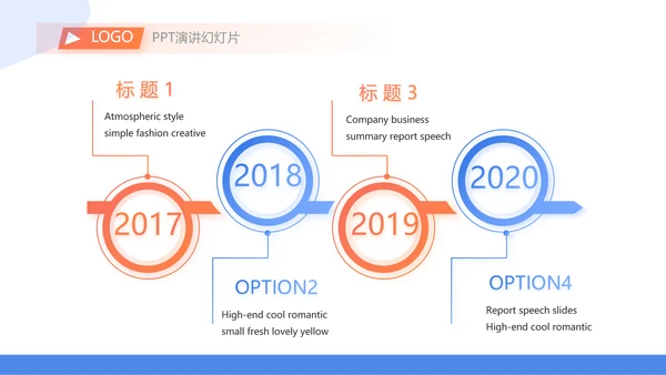 蓝色简约大气保险公司工作总结PPT