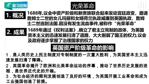 第六单元 资本主义的兴起与资产阶级革命 精品复习课件（40张PPT）