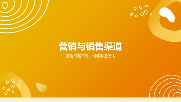 橙色简约风快速消费品(FMCG)行业产品介绍PPT模板
