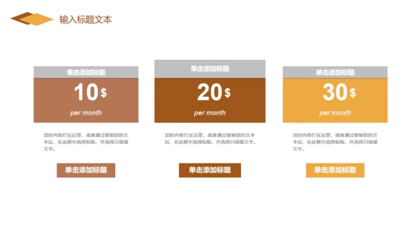 咖啡餐饮业工作汇报通用PPT模板