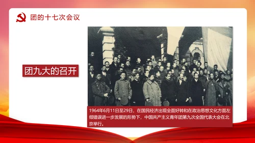 共青团历史党课PPT课件模板