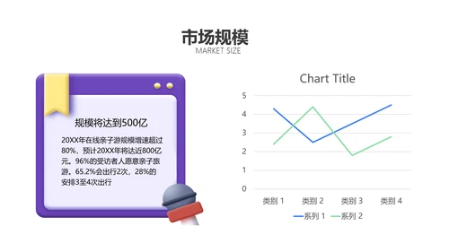 3D风商业计划书橙色