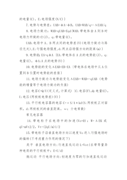 高中物理公式大全_1.docx