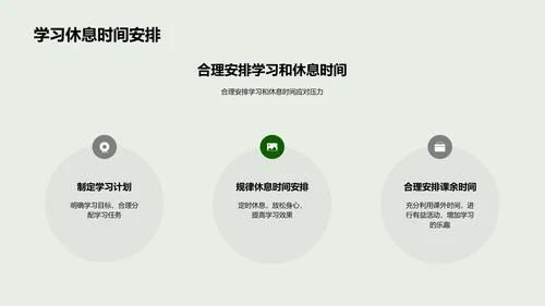 学习压力与健康管理PPT模板