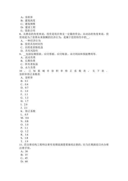 2023年重庆省房地产估价师估价相关知识规划知识考试题.docx