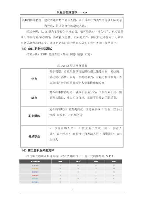 12页4800字市场营销专业职业生涯规划.docx