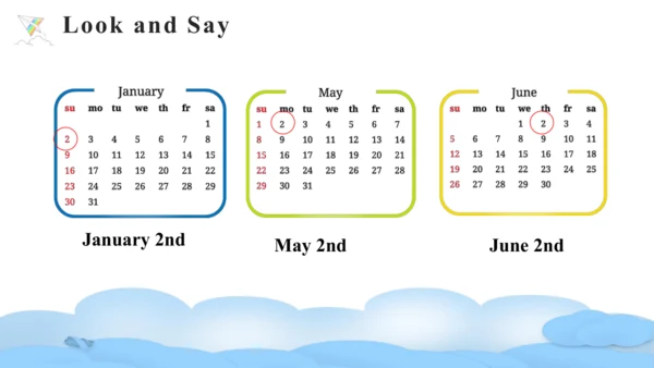 Unit 4 When is the art show Part A Let's learn课件（4