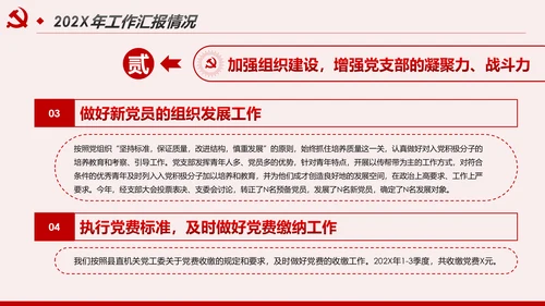 2020基层党支部党建工作汇报述职述廉报告PPT