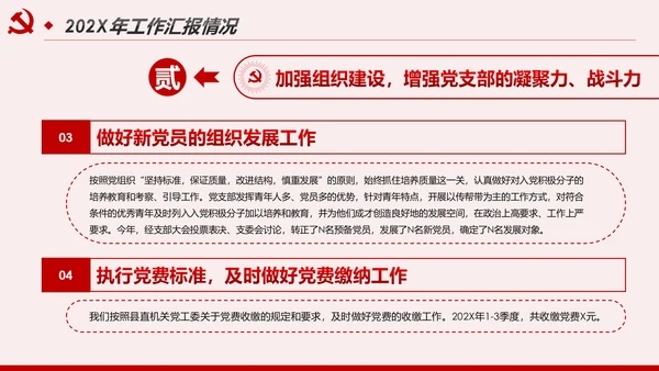 2020基层党支部党建工作汇报述职述廉报告PPT