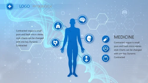 生物基因细胞DNA医疗医学视频PPT含MP4