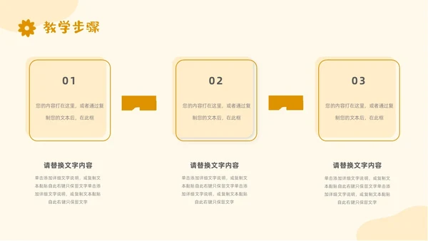小清新风简约形状花草说课教育教师公开课教学课件课件培训PPT