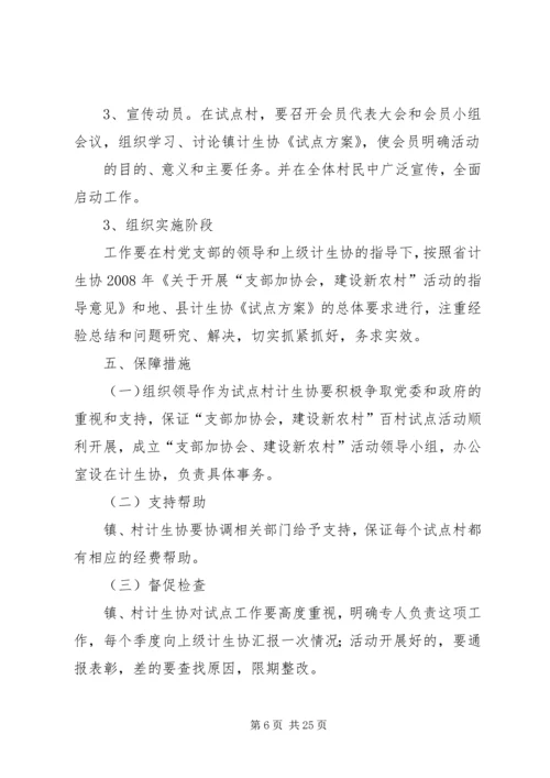 乡镇支部加协会试点活动工作方案.docx