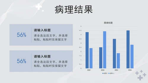 蓝色实景病例汇报PPT模板