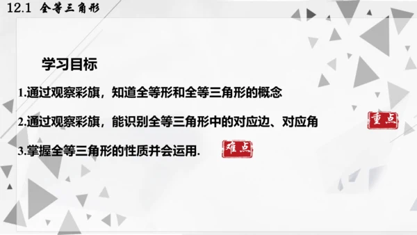 人教版数学八年级上册12.1  全等三角形课件（共24张PPT）
