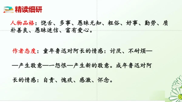 七年级语文上册第三单元整本书阅读《朝花夕拾》课件