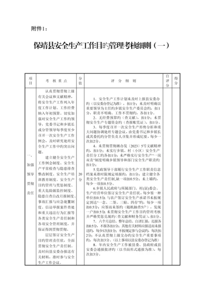乡镇安全生产考核细则.docx