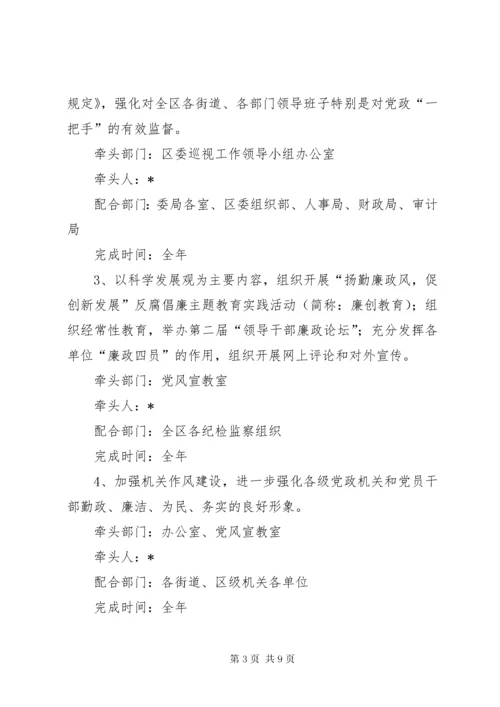 区纪委监察局工作意见.docx