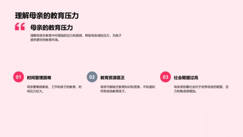 母亲节教师讲座PPT模板