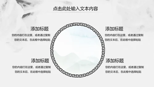 中国风古香古色中药中医文化中医养生ppt模板