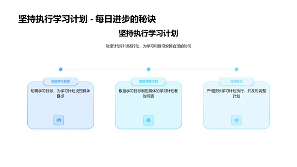 新学期学习规划PPT模板