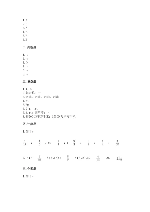 人教版小学六年级上册数学期末测试卷带答案下载.docx