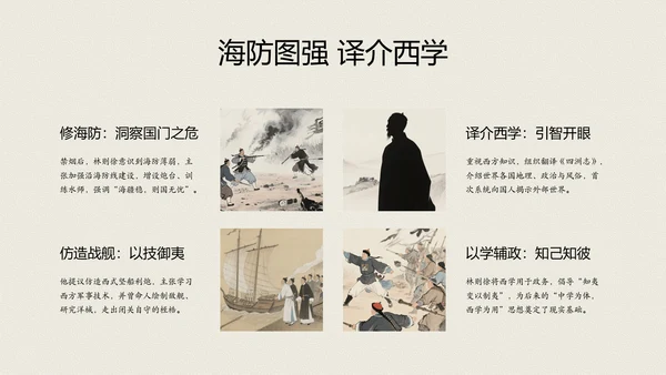 中式复古风人物介绍林则徐PPT模板