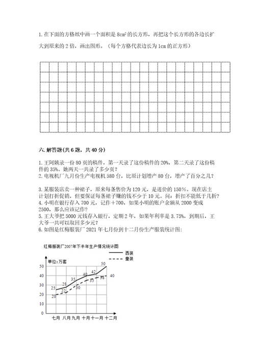 北京版六年级下册期末真题卷附答案（基础题）