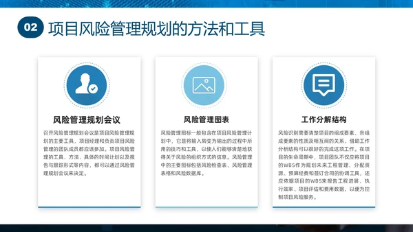 蓝色实拍商务项目风险管理PPT课件pmp项目管理（补充）