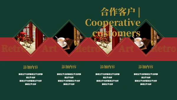 复古风艺术时尚品牌宣传通用PPT模板