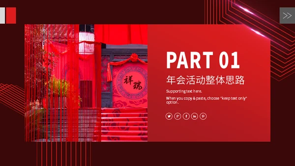 企业年会策划方案通用PPT模版