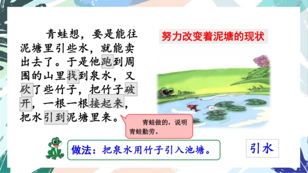 21.青蛙卖泥塘（第二课时）教学课件