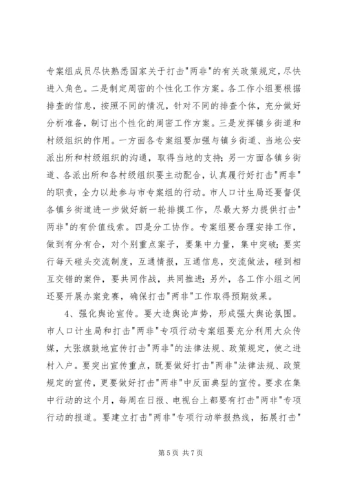 市长在两非打击动员会讲话.docx