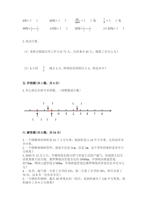 运城市小升初数学测试卷审定版.docx