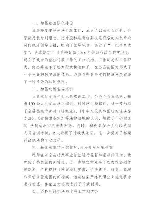 档案局个人工作总结.docx