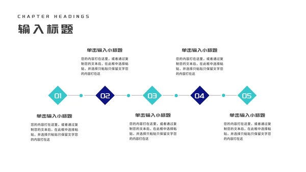 深蓝科技风企业招聘汇报PPT模板